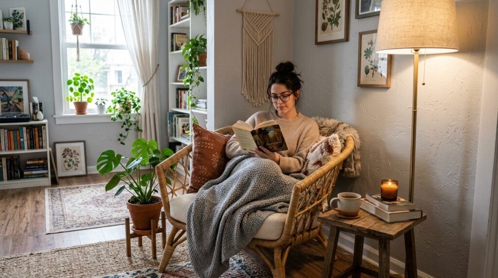 Boho Living Room Grey