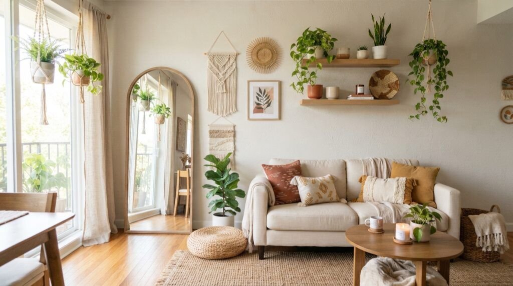 Modern Boho Living Room