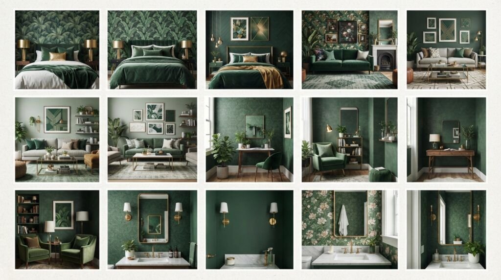 Dark Green Wallpaper
