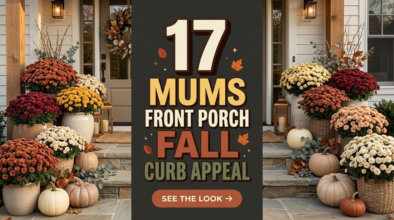 You are currently viewing 17 Mums on Front Porch Ideas for Stunning Fall Curb Appeal