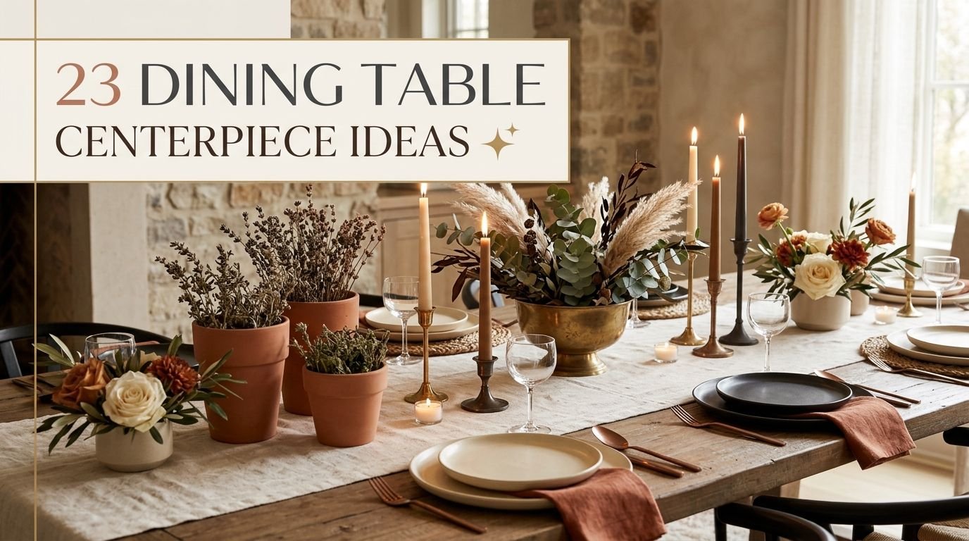 You are currently viewing 23 Dining Table Centerpiece Ideas for a Stylish & Inviting Room