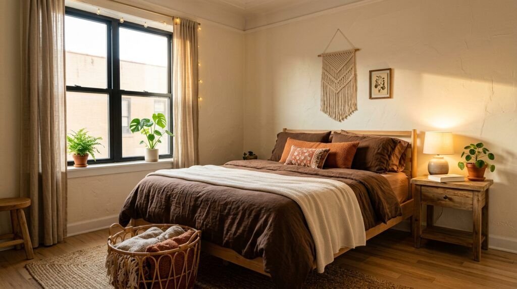 Brown Bedding
