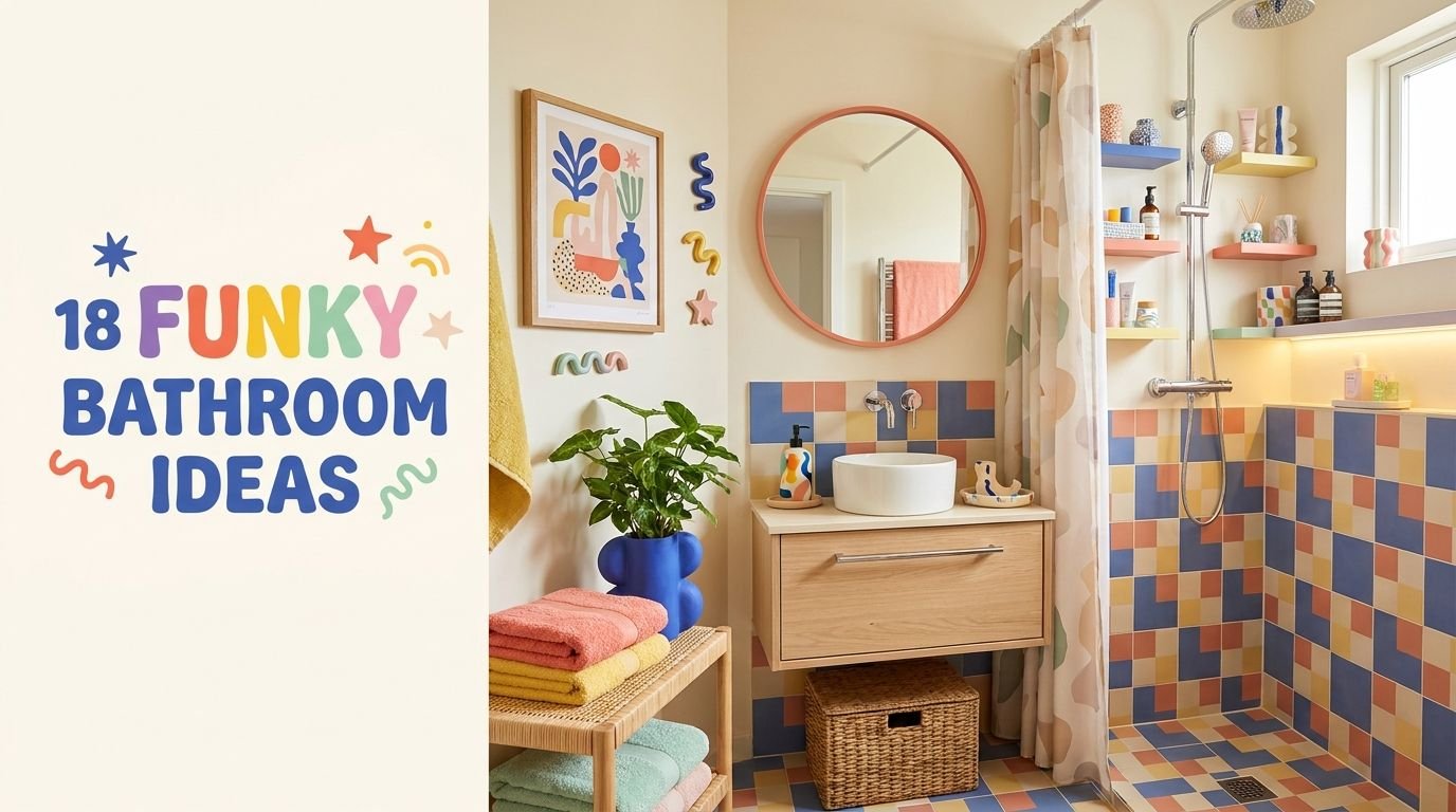 You are currently viewing 18 Small Funky Bathroom Ideas to Make Your Space Colorful & Stylish