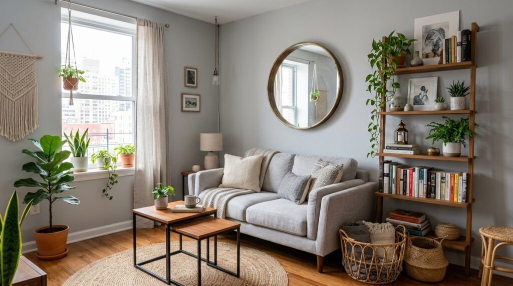 Boho Living Room Grey