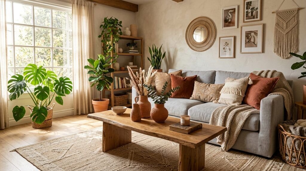 Boho Living Room Grey
