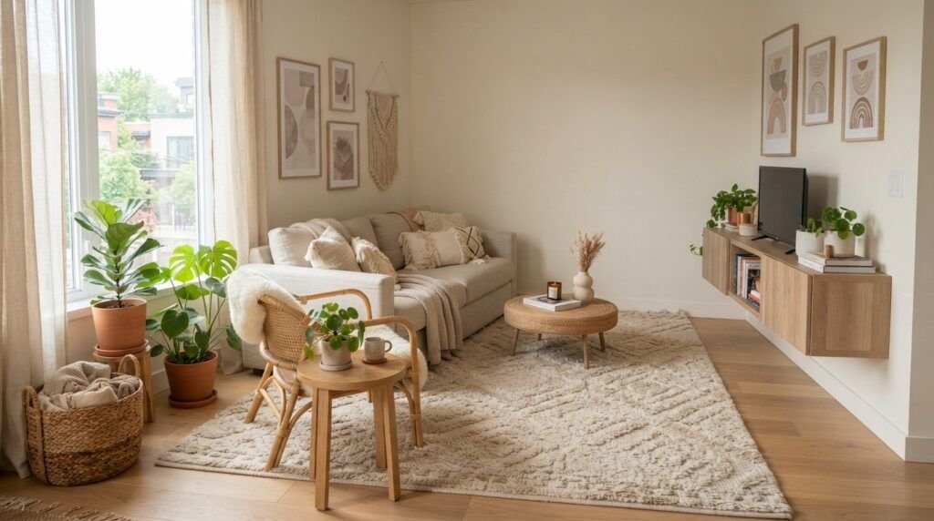 Modern Boho Living Room