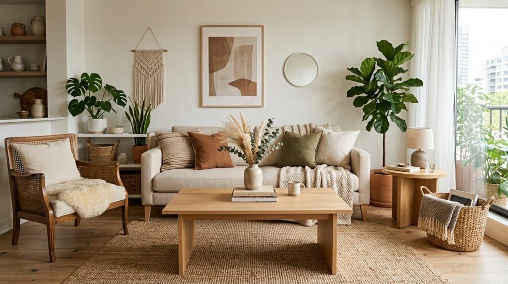 Modern Boho Living Room