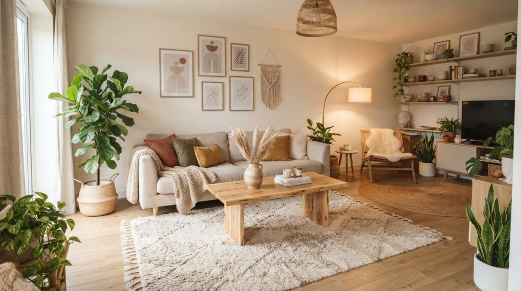 Modern Boho Living Room