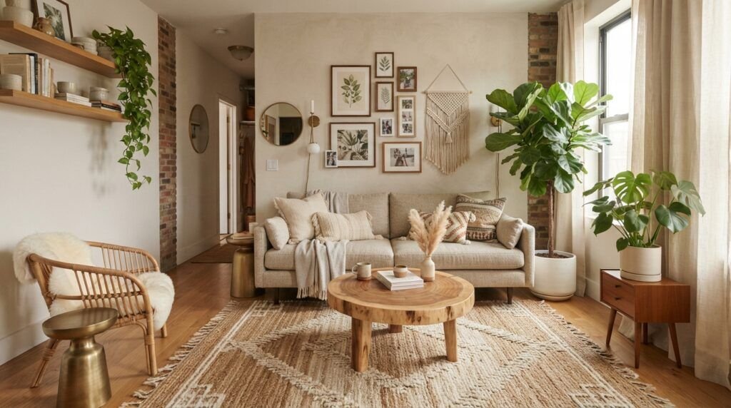 Modern Boho Living Room