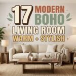 17 Modern Boho Living Room Ideas for a Warm & Stylish Space