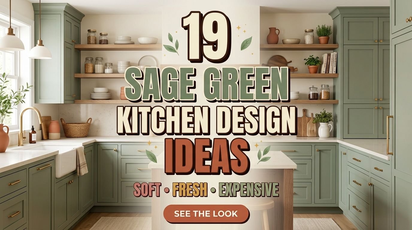 You are currently viewing 19 Sage Green Kitchen Design Ideas for a Beautiful Home