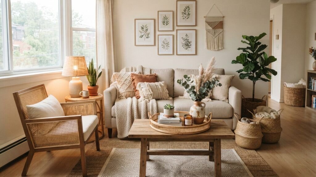 Modern Boho Living Room