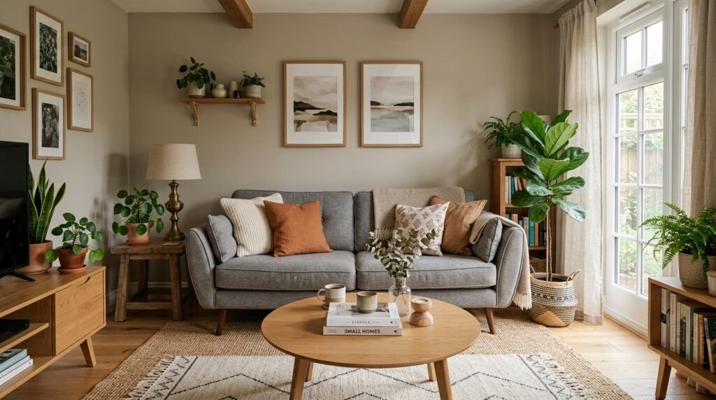 Boho Living Room Grey