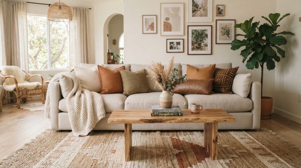 Modern Boho Living Room
