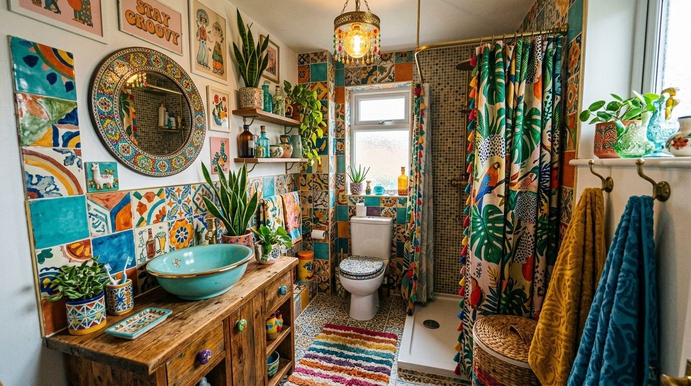 Read more about the article 18 Small Funky Bathroom Ideas to Make Your Space Colorful & Stylish