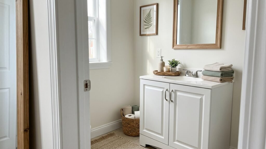 Vintage Farmhouse Bathroom