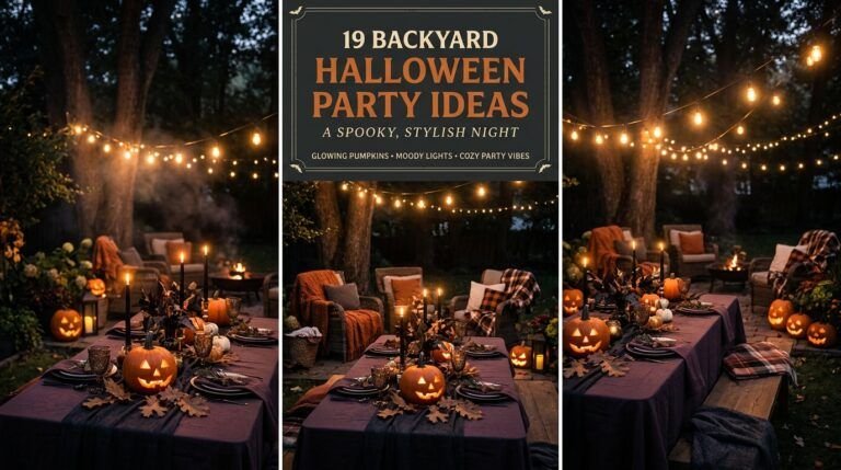 Read more about the article 19 Backyard Halloween Party Ideas for a Spooky, Stylish Night