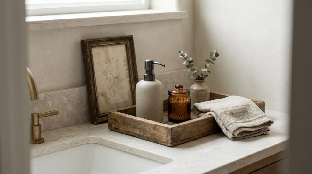 Vintage Farmhouse Bathroom