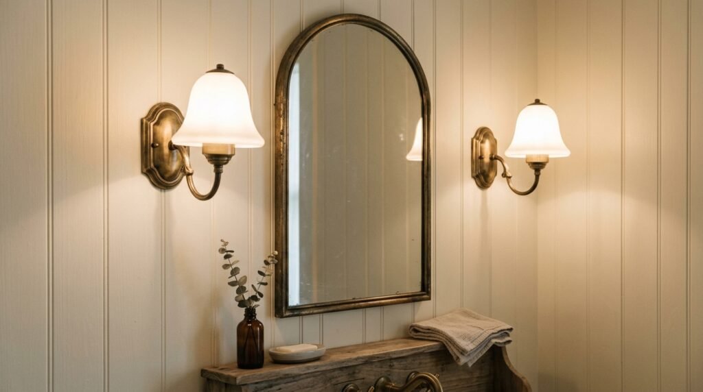 Vintage Farmhouse Bathroom