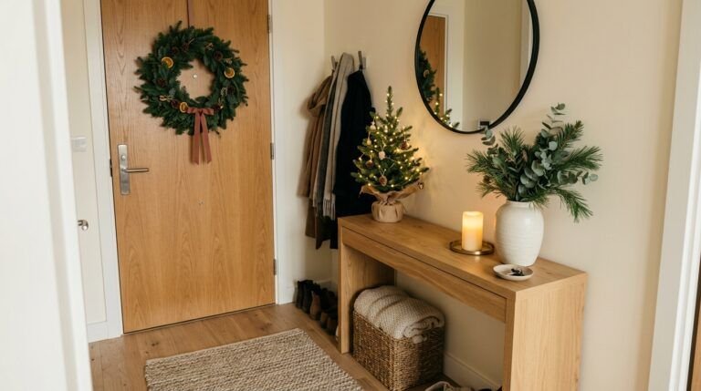 Read more about the article 23 Christmas Entryway Ideas for a Cozy, Warm & Welcoming Home