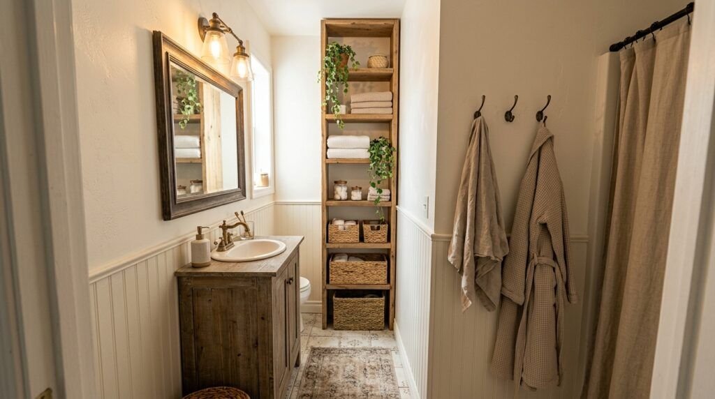 Vintage Farmhouse Bathroom