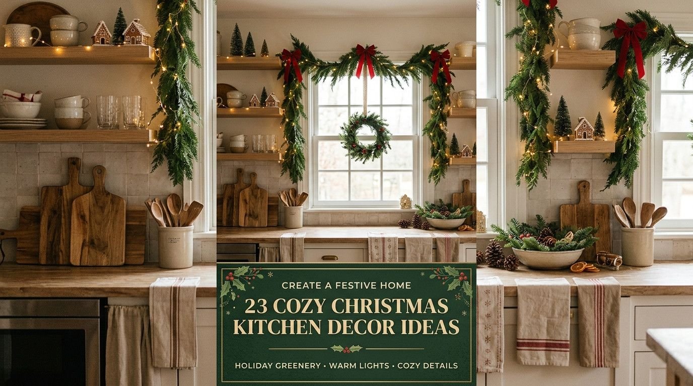 You are currently viewing 23 Cozy Christmas Kitchen Decor Ideas for a Festive Home