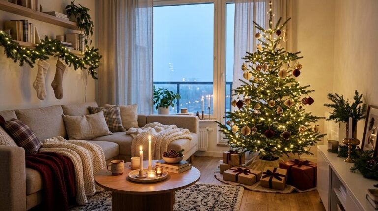 Read more about the article 23 Cozy Christmas Living Room Ideas for a Warm & Festive Home