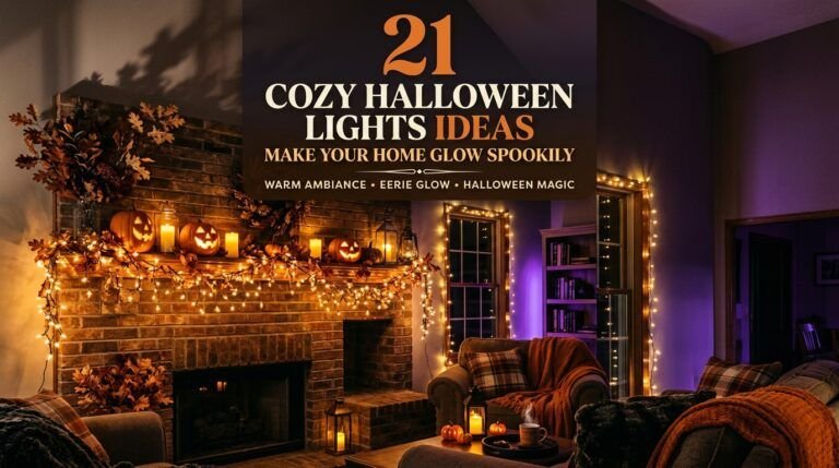 Read more about the article 21 Cozy Halloween Lights Ideas for a Spooky, Stylish Home