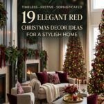 19 Elegant Red Christmas Decor Ideas for a Stylish Home
