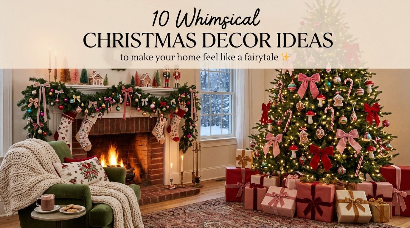You are currently viewing 10 Whimsy Christmas Decor Ideas for a Magical, Playful Home