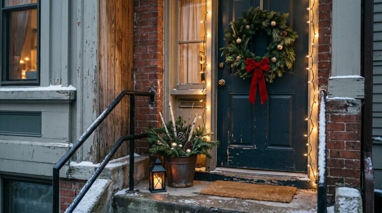 Read more about the article 21 Outdoor Christmas Decor Ideas for Small Spaces on a Budget