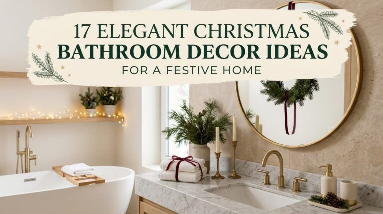 Read more about the article 17 Elegant Christmas Bathroom Decor Ideas for a Festive Home