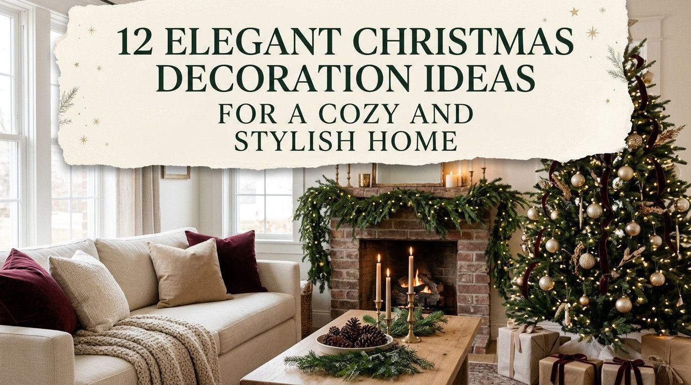 You are currently viewing 12 Elegant Christmas Decoration Ideas for a Cozy and Stylish Home