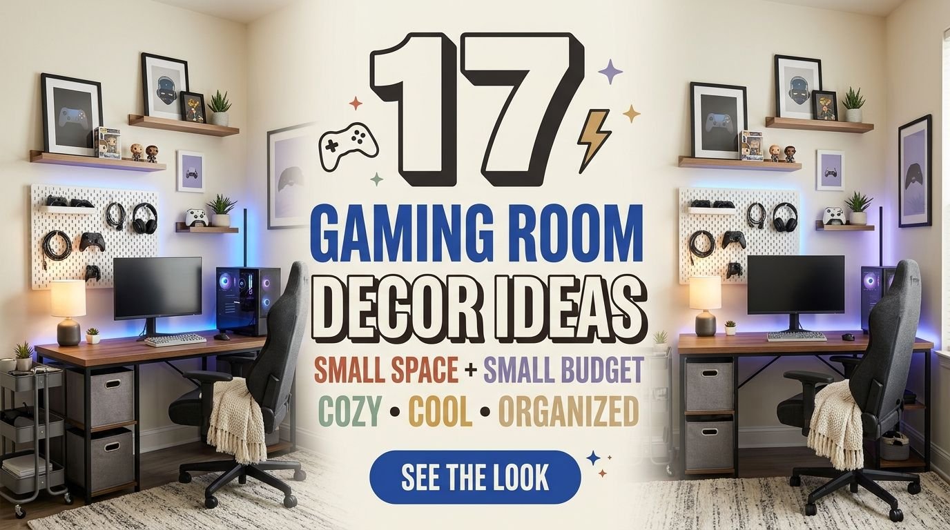 You are currently viewing 17 Gaming Room Decor Ideas for Small Spaces on a Budget