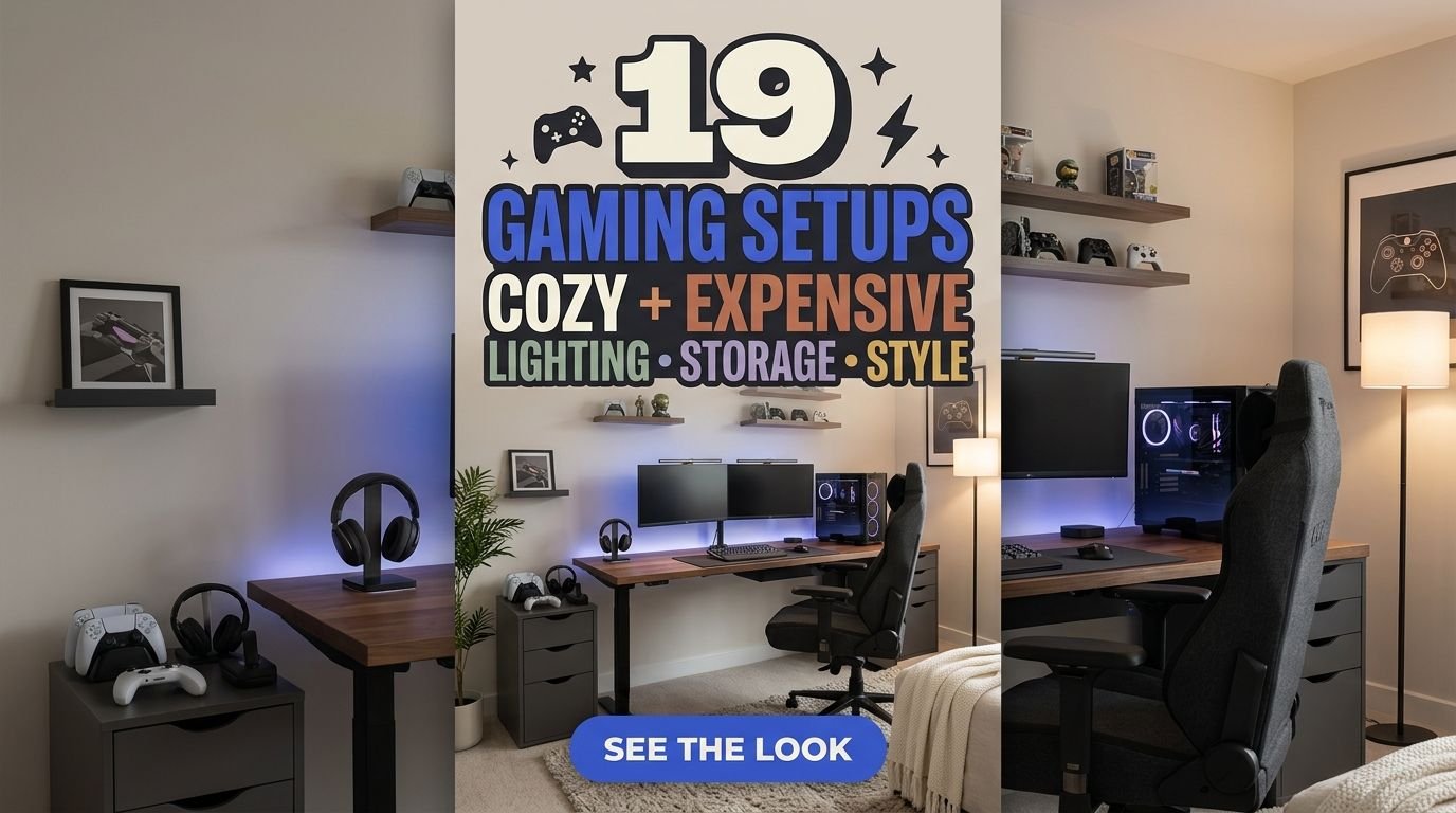 You are currently viewing 19 Gaming Setup Ideas for a Stylish & Cozy Room