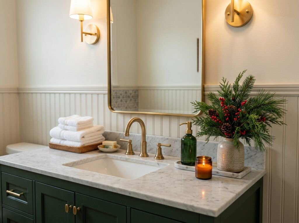 Christmas Bathroom Decor