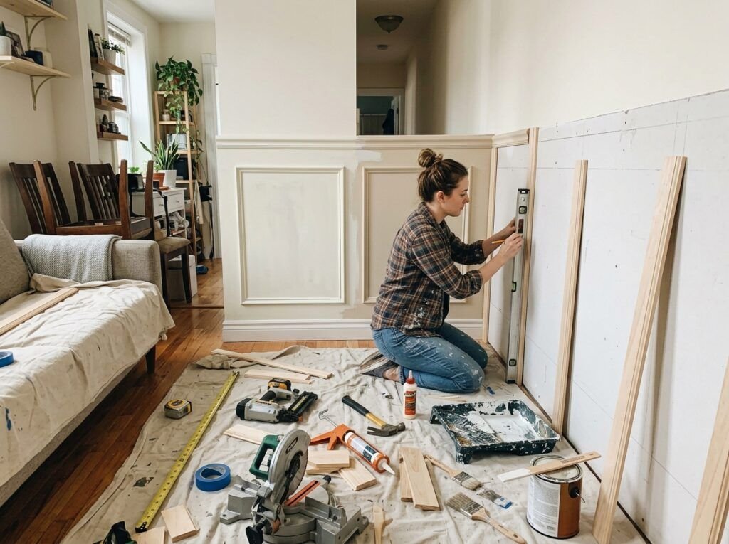 Half Wall Paneling Ideas
