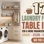 17 Laundry Folding Table Ideas for a More Organized Laundry Room