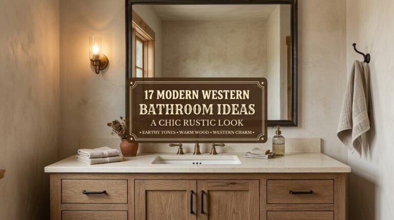 Read more about the article 17 Modern Western Bathroom Ideas for a Chic Rustic Look