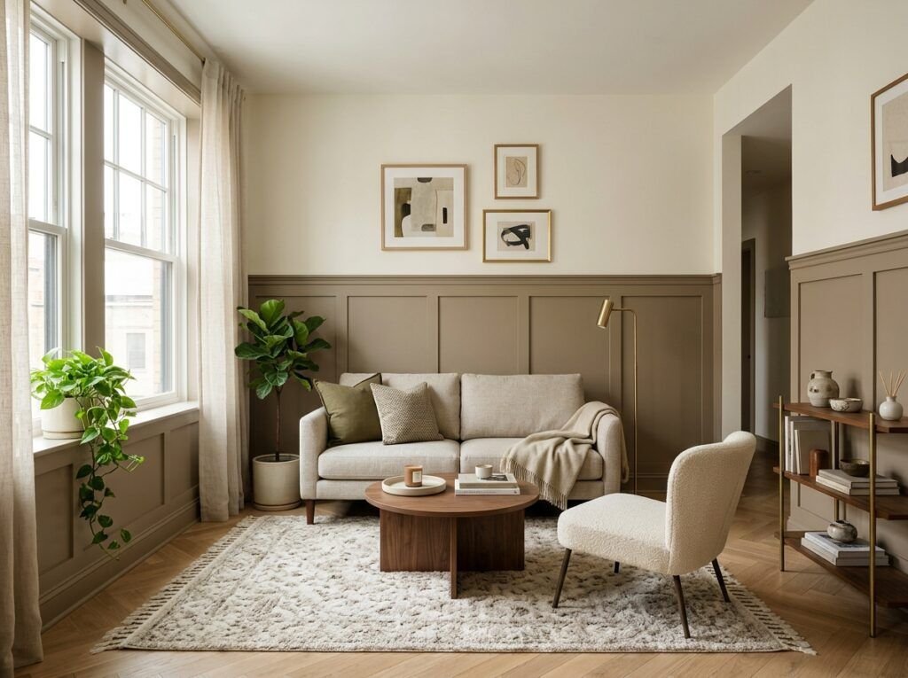 Half Wall Paneling Ideas