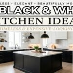 20 Black and White Kitchen Ideas for a Beautiful Home