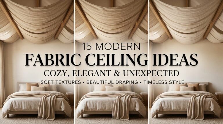 Read more about the article 15 Modern Fabric Ceiling Ideas for a Cozy and Elegant Home