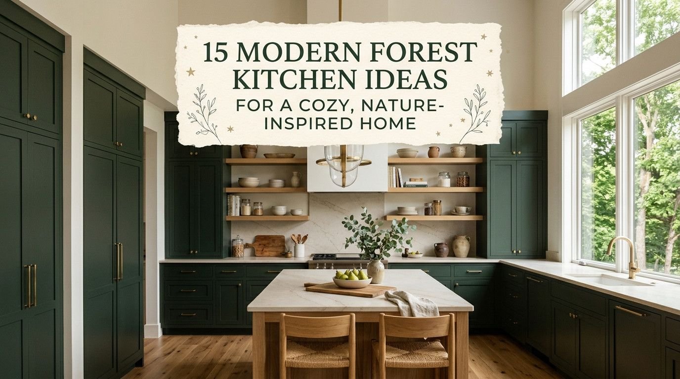 You are currently viewing 15 Modern Forest Kitchen Ideas for a Cozy, Nature Inspired Home