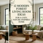 12 Modern Forest Living Room Ideas for a Cozy, Nature Inspired Home