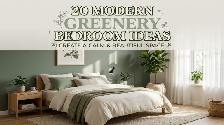 Read more about the article 20 Modern Greenery Bedroom Ideas for a Calm and Beautiful Space