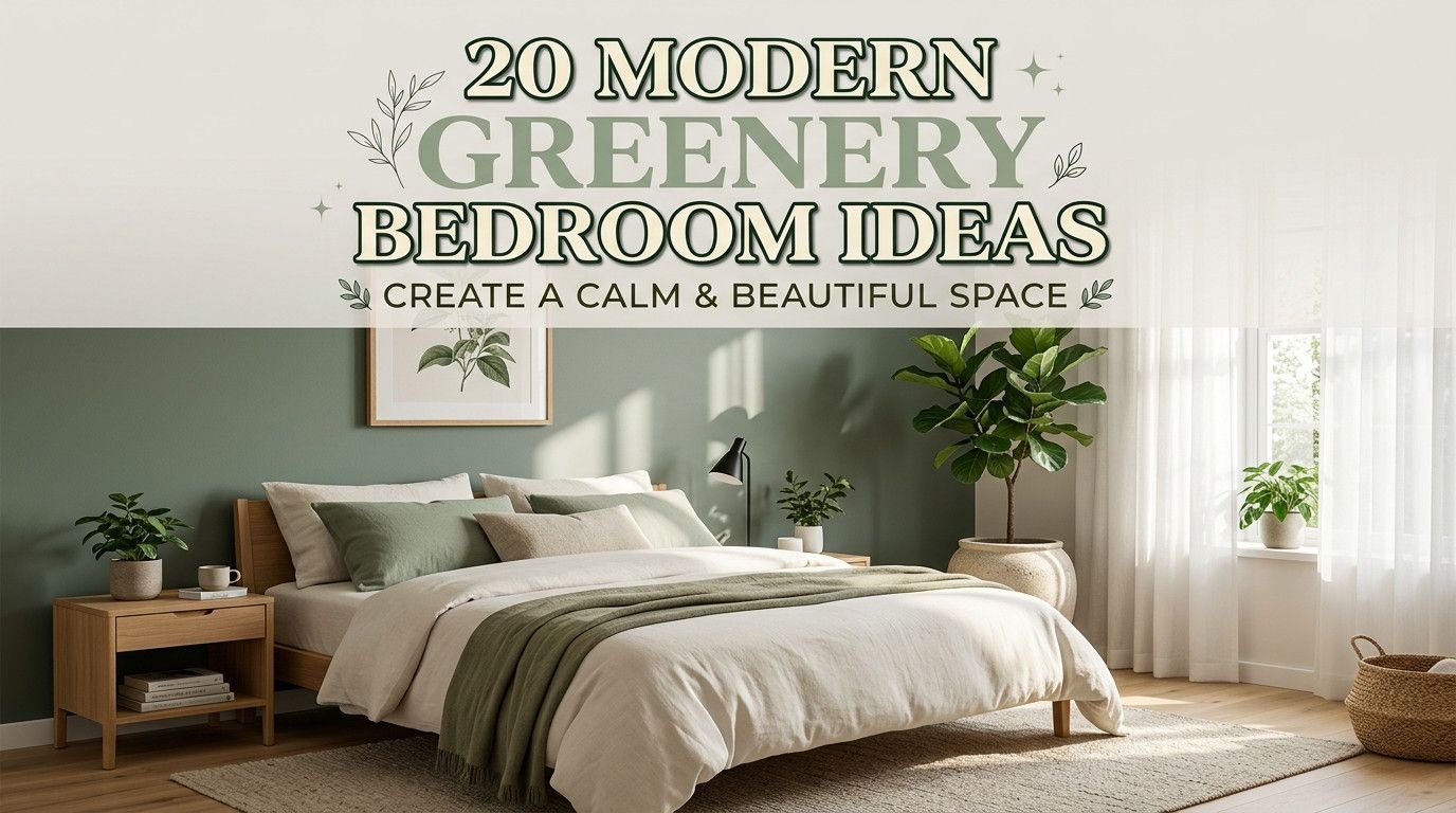You are currently viewing 20 Modern Greenery Bedroom Ideas for a Calm and Beautiful Space