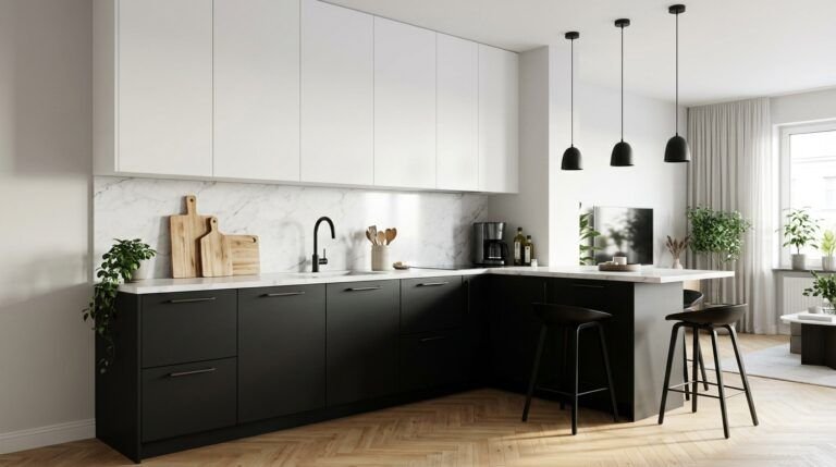 Read more about the article 19 Modern Monochrome Kitchen Ideas for a Beautiful Home
