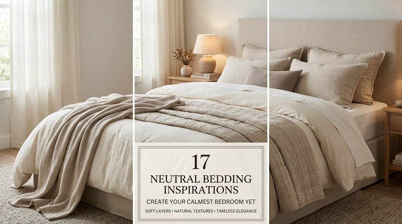 You are currently viewing 17 Neutral Bedding Inspirations for a Calm and Elegant Bedroom