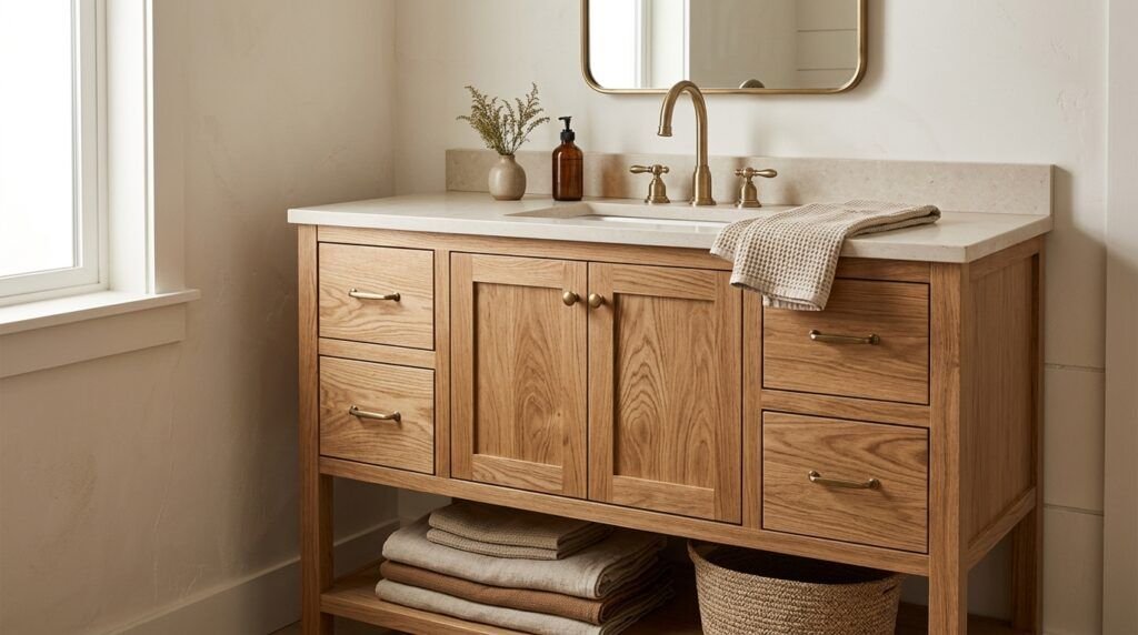 Vintage Farmhouse Bathroom
