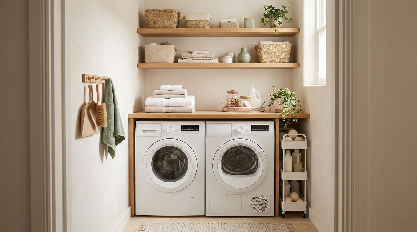 You are currently viewing 21 Tiny Laundry Room Ideas for Small Spaces